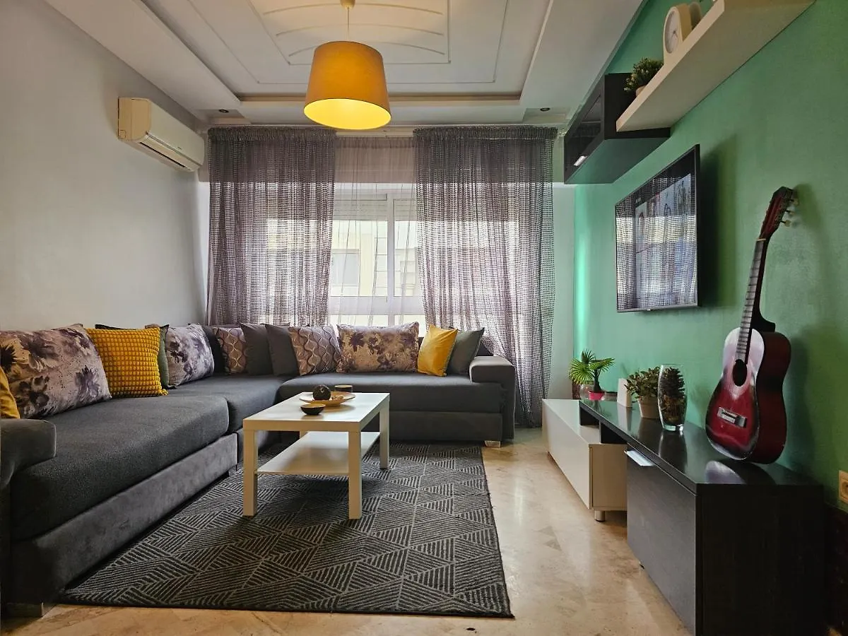 Lovely Modern Flat With Balcony, Casablanca Apartment